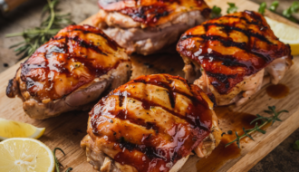 Grilled BBQ Boneless Chicken Thighs Recipe